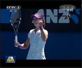《新聞聯播》關注李娜再次闖進澳網決賽