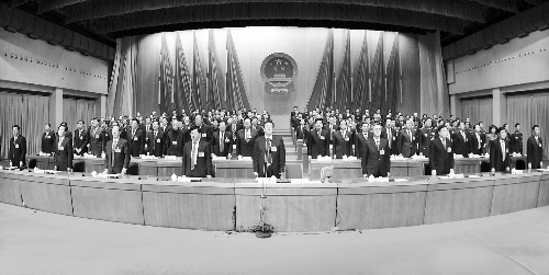 1月20日下午,省十二屆人大三次會議閉幕 河南日報記者 郭宇/攝 1月20日下午,省十二屆人大三次會議閉幕 河南日報記者 郭宇/攝