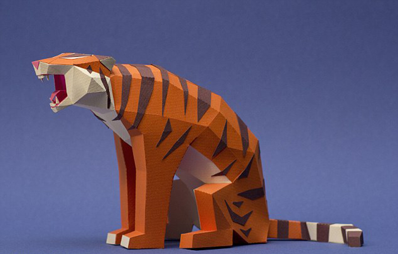 阿根廷情侶秀超凡折紙藝術:野生動物惟妙惟肖 阿根廷情侶秀超凡折紙藝術:野生動物惟妙惟肖